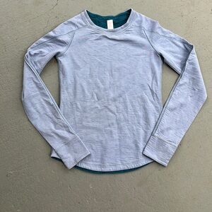 Ivivva Girls Long Sleeve Shirt Reversible 12